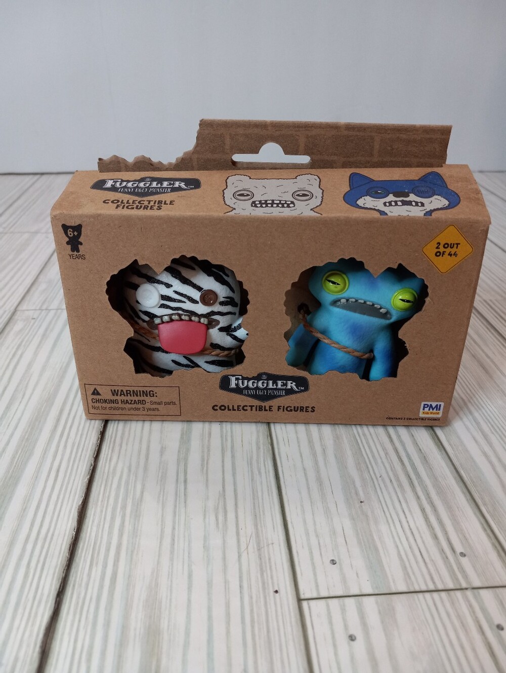 Fuggler Collectible Figure 2-Packs Mini Funny Ugly Monster Figure Collector Pack